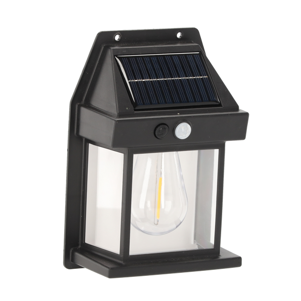 SOLÁRNA LED LAMPA S PIR SENZOROM 12 x 17 x 5,8 CM *5639