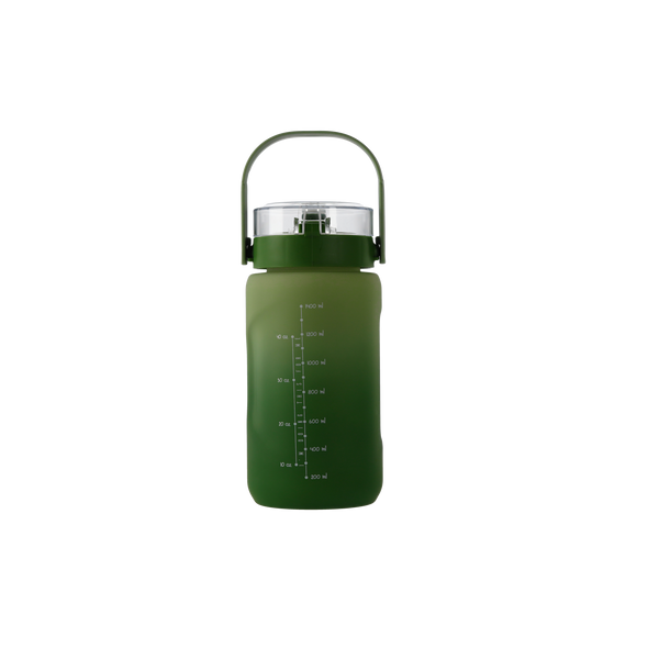 WATER BOTTLE 1500 ML GREEN OMBRE