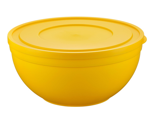 ROUND BOWL SANDY HIGH FROSTED WITH LID 6L