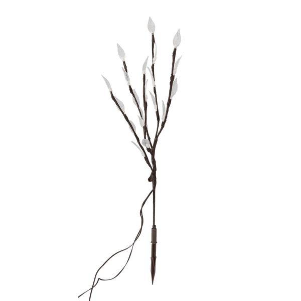 LAMPĂ SOLARĂ H 60 CM 3 RAMURI 60 LED ALB CALD *6094