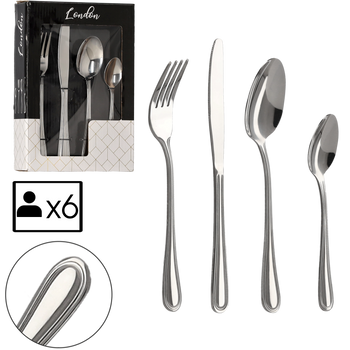 Set de tacâmuri London 24 bucăți *7448