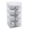 KPL. 16 BOMBEK 6 CM CZERWONY / ZŁOTY / SREBRNY *3771