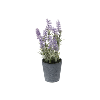 SZTUCZNA ROŚLINA - LAWENDA W DONICZCE 27 CM opak=12 szt *3313