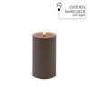 CANDLE LED GRIJ 7 X 12,5 CM *9414