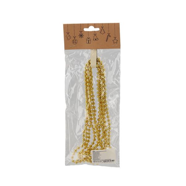 GIRLANDA 2,7 M KORALIKI 6 MM MIX opak=12szt *8502