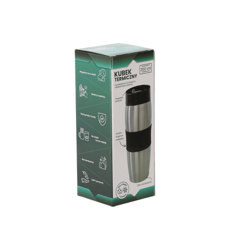 TERMOSKA 350 ML TURISTICKÁ S PROTIŠMYKOVÝM NÁSLONOM *4766