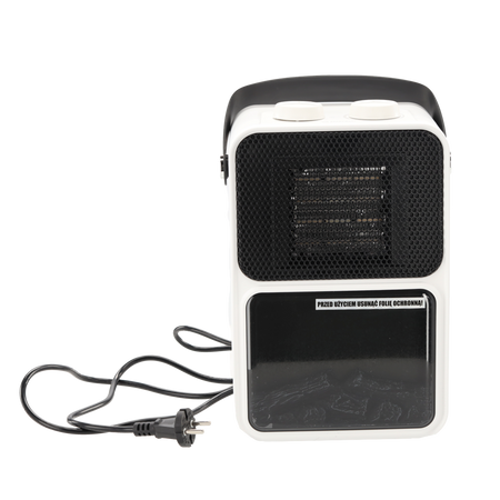 ȘEMINEU ELECTRIC - IMITAȚIE FLOCĂRĂ - ALB - 13,5 x 21 x 36 CM - 600/1200W *5980