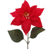 ARTIFICIAL FLOWER - POINSETTIA 65 CM RED