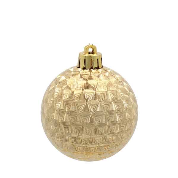 KPL. 20 BOMBEK 6 CM ČERVENÁ / ZLATÁ / STŘÍBRNÁ *3825