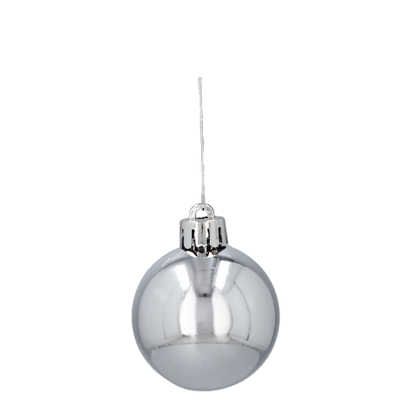 SET OF 47 BAUBLES 4-6 CM RED/GOLD/SILVER MIX DESIGNS