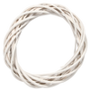 CERCEL DE SARCINĂ DIN NUCI 25 CM ALB / GRI *9357