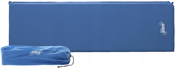 SAMONAFFUČOVACIA TURISTICKÁ PODLOŽKA 180 x 50 x 2,5 CM 850 G TMAVO MODRÁ / ŠEDÁ *8915