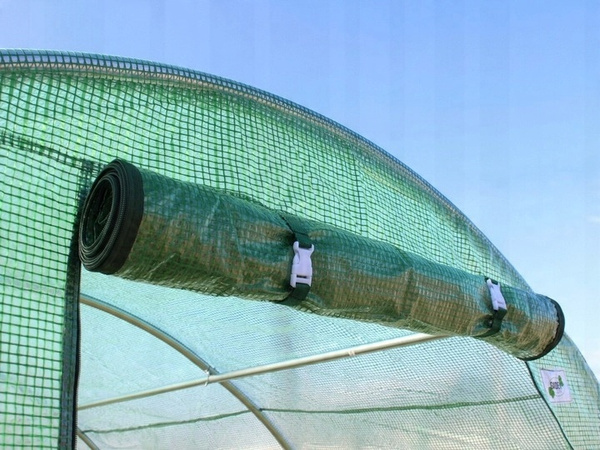 TUNEL OGRODOWY SKŁADANY DO UPRAW 2 x 1.37 x 2.34 M ZIELONY Z TORBĄ