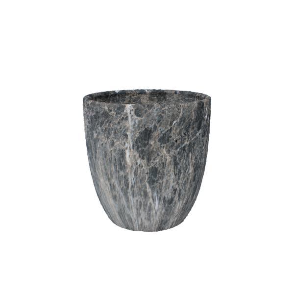 KERAMICKÝ PODLOŽKA NA KOCKU 26 x 26 x 27 CM MARMOROVÝ EFEKT *5603