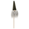 CHRISTMAS GNOME ON A STICK 7 x 3 x 24 CM MIX COLORS
