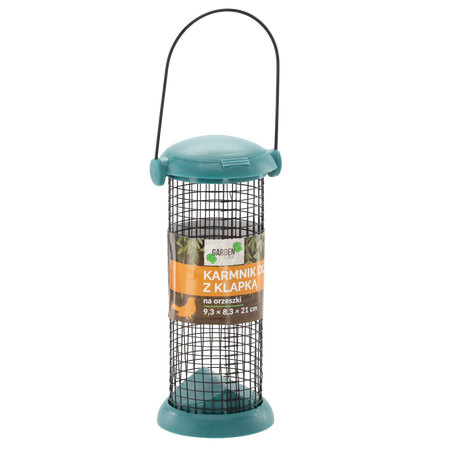 BIRD FEEDER FOR PEANUTS WITH LID 9.3 X 8.3 X 21 CM
