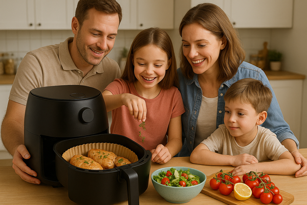 SET OF 50 PAPER AIR FRYER LINERS ROUNG 20 X 4.5 CM