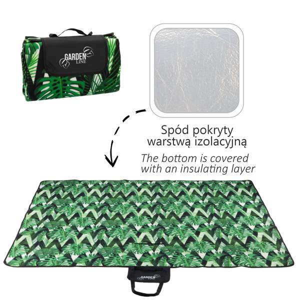 Pătură de picnic 200x200 cm cu izolație Monster *5769