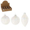 GLASS ORNAMENT - TRANSLUCENT MIXED PATTERNS