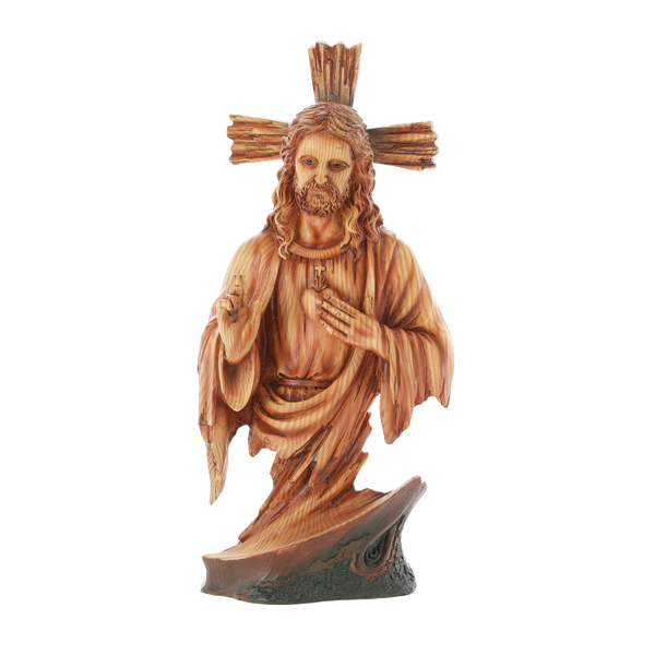 FIGURA SERCE JEZUSA 16 x 10,5 x 36 CM polyresin *6200