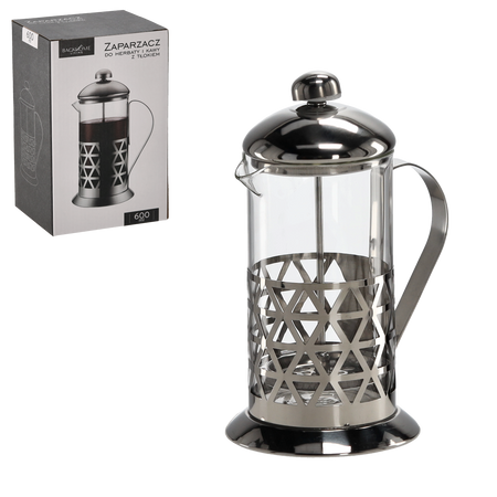 ČAJOVÝ A KÁVOVÝ VAŘIČ 600 ML S PLOCHOU *1441