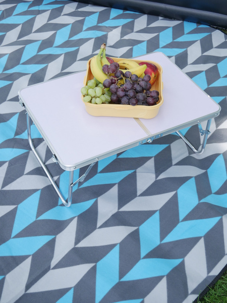 TOURIST FOLDING TABLE WHITE 60x40x26,5 CM