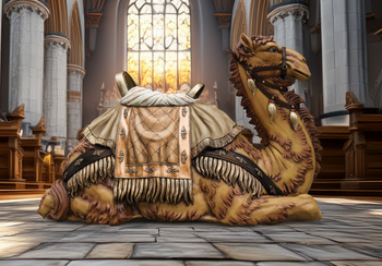 FIGURĂ CAMELEON ÎNGENUNCHIAT 103 x 40 x 58 cm (pentru setul de 120 cm)*6063