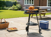 SIMPLE CHARCOAL BBQ WITH WHEELS 58 x 44 x 72 CM
