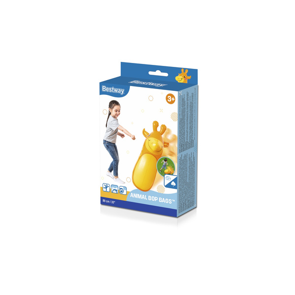 SAC DUBLAȚI PENTRU ANTRENAMENT PENTRU COPII MIX GIRAFA / ELEFANT / MORS *3945