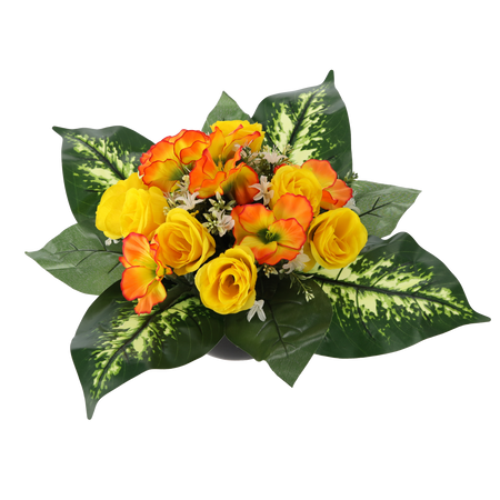 KYTICA CH-21 ( ŠÍRKA 40 CM, VÝŠKA 30 CM) HIBISKUS MIX FARBA