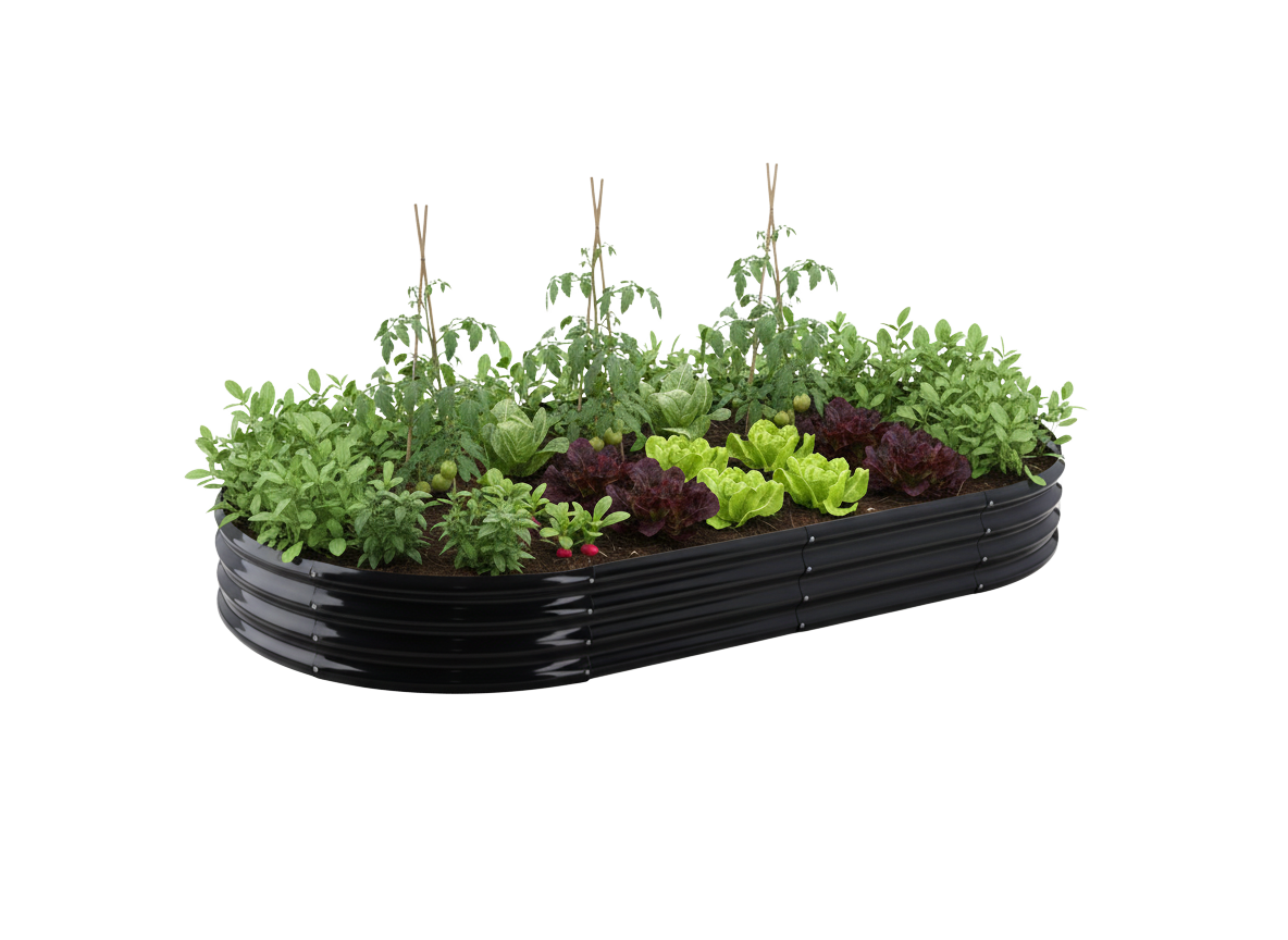 GRZĄDKA WARZYWNO-KWIATOWA 120 X 60 X 30 CM OWALNA ANTRACYT pol_pl_GRZADKA-WARZYWNO-KWIATOWA-120-X-60-X-30-CM-OWALNA-ANTRACYT-1660_13