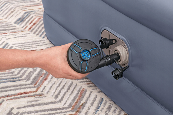 Bestway 80" x 60" x 20"/2.03m x 1.52m x 51cm Tritech Air Mattress Queen Built-in AC Pump