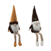 CHRISTMAS GNOME 40 CM WITH HANGING LEGS MIXED COLORS