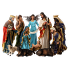 ZESTAW FIGUR BOŻONARODZ. 11 EL. do 60 CM polyresin *0510