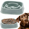 SLOW FEEDING PET BOWL 20.5 X 20.5 X 5 CM MIX PATTERNS PACK=12 PCS