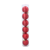 KPL. 6 BOMBEK 6 CM ČERVENÁ/ZLATÁ/PLATINOVÁ (TUBA) *3003