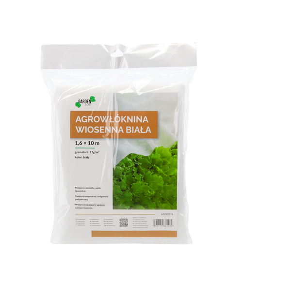 AGROTEXTIL 1.6 x 10 M JARNÍ BÍLÝ 17g *2074