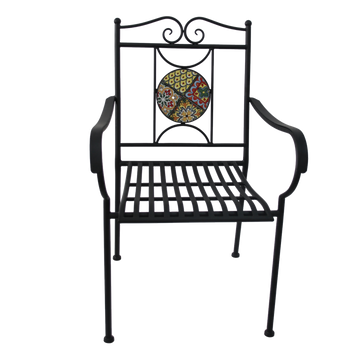 KRZESŁO OGRODOWE MOZAIKOWE 58 x 59 x 92 CM *8178