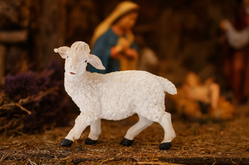 FIGURA OVCE 14 x 25 x 22 CM (76,2 CM) polyresin *2733