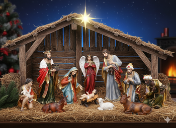 CHRISTMAS FIGURES SET 11 PCS. TO 53 CM