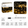 LED CLUSTER SVETLÁ 1000L TEPLÁ BIELA, DĹ. 3 + 10 M VNÚTRA/EXTERIÉR *8202