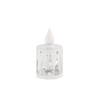 LAMPION LED - ŚWIECZKA BIAŁA 7,5 x 13,7 CM *1808