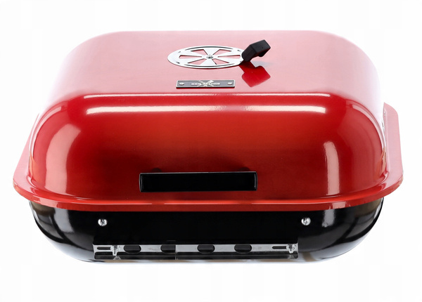 AMERICAN CHARCOAL BBQ WITH SIDE SHELVES AND WHEELS 96 x 45 x 75 CM