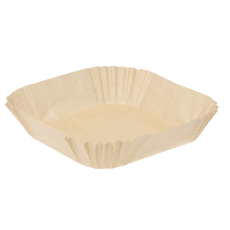 SADA 50 NÁPLNÍ DO FRITOVACIEHO HRNCA BEZ TUKU PAPIEROVÉ ŠTVORCOVÉ 16 X 4,5 CM *2565