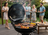CHARCOAL KETTLE BBQ WITH LID, ASH PAN AND WHEELS 66 x 57 x 85 CM