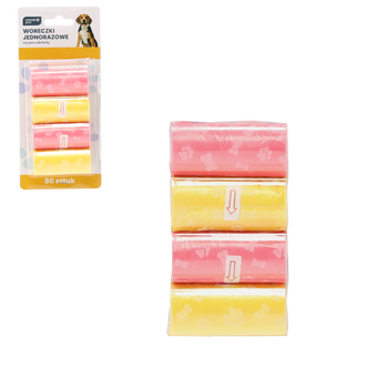 WORECZKI NA PSIE ODCHODY 80 SZT *9707