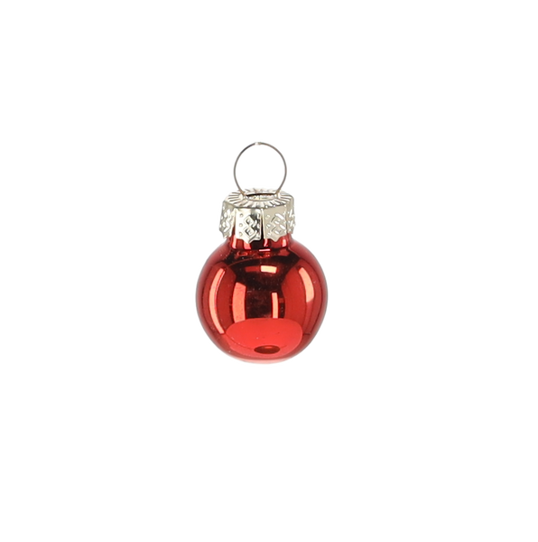 SET OF 24 CHRISTMAS TREE BAUBLES MIC COLORS 6 x 6 CM