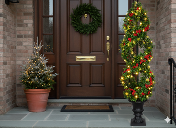 CHRISTMAS DECORATION TREE WITH MOUNTAIN ASH 150 CM