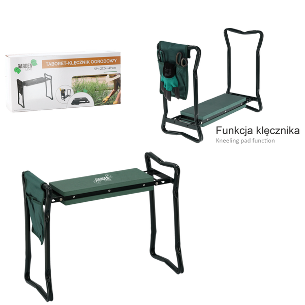 TABORET-KLĂCĂNIC GRĂDINĂ ZIELEN 59 x 27,5 x 49 CM *3632