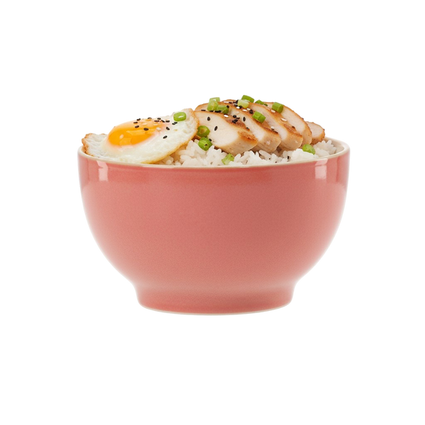 CUPĂ CERAMICĂ PENTRU SUPĂ 650 ML PORTOCALIE PACHET = 4 BUC*6378